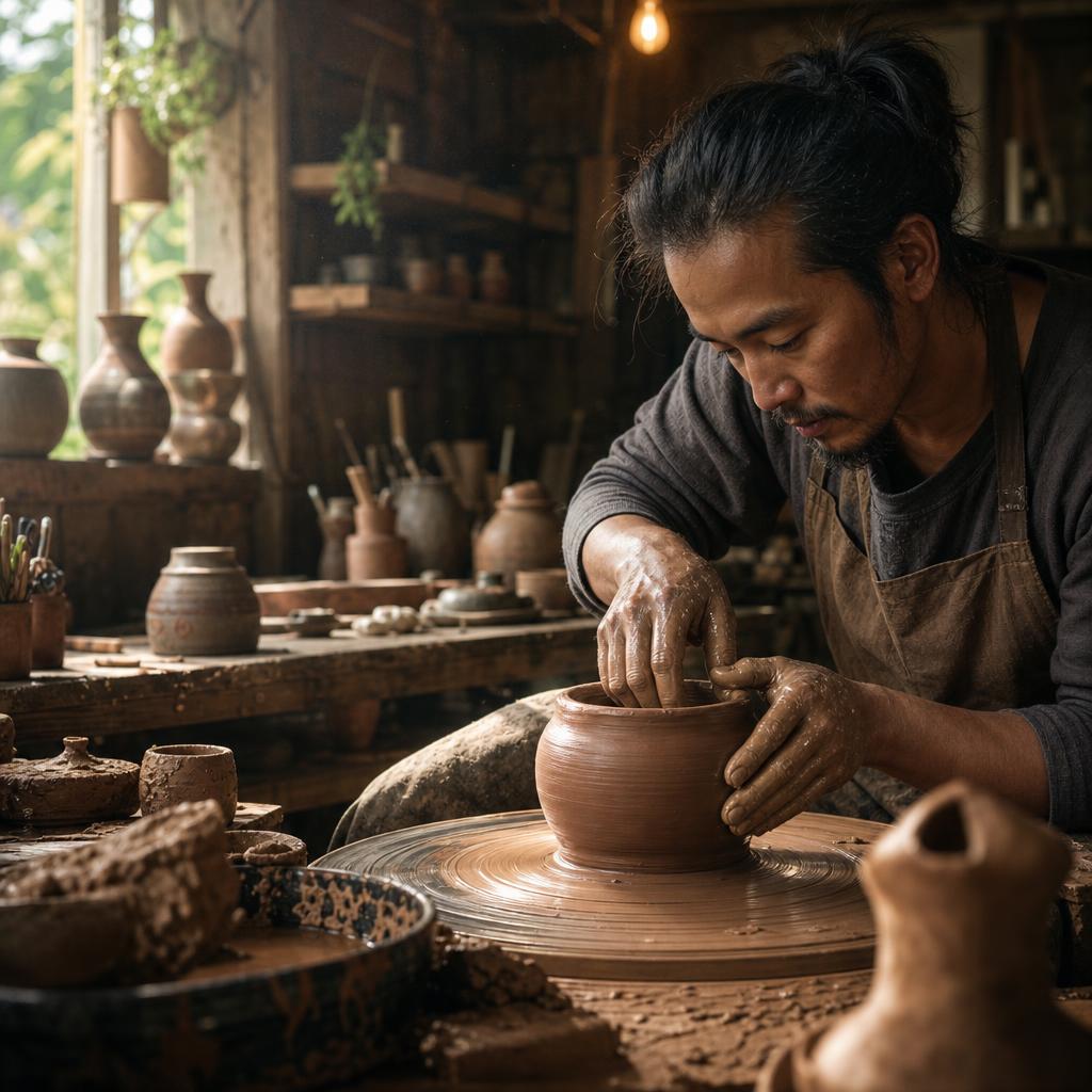 Gốm thủ công và hành trình chữa lành từ đất