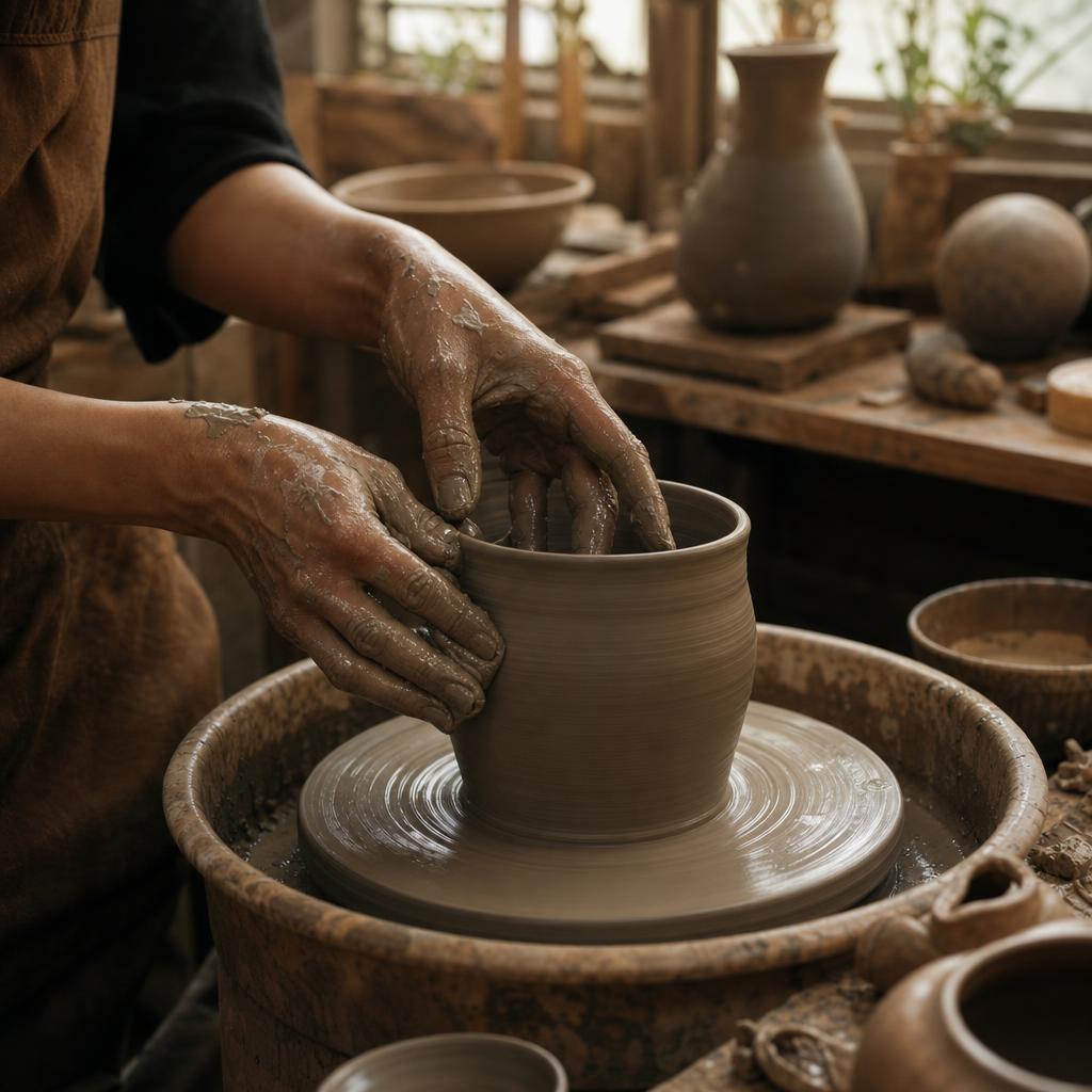Gốm thủ công và câu chuyện chữa lành của đôi tay